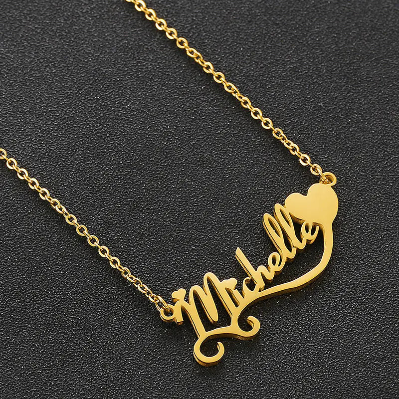 Your Named Custom Stainless Steel Necklace - Fashionable Style™