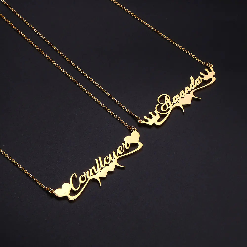 Your Named Custom Stainless Steel Heart-Shaped Necklace™