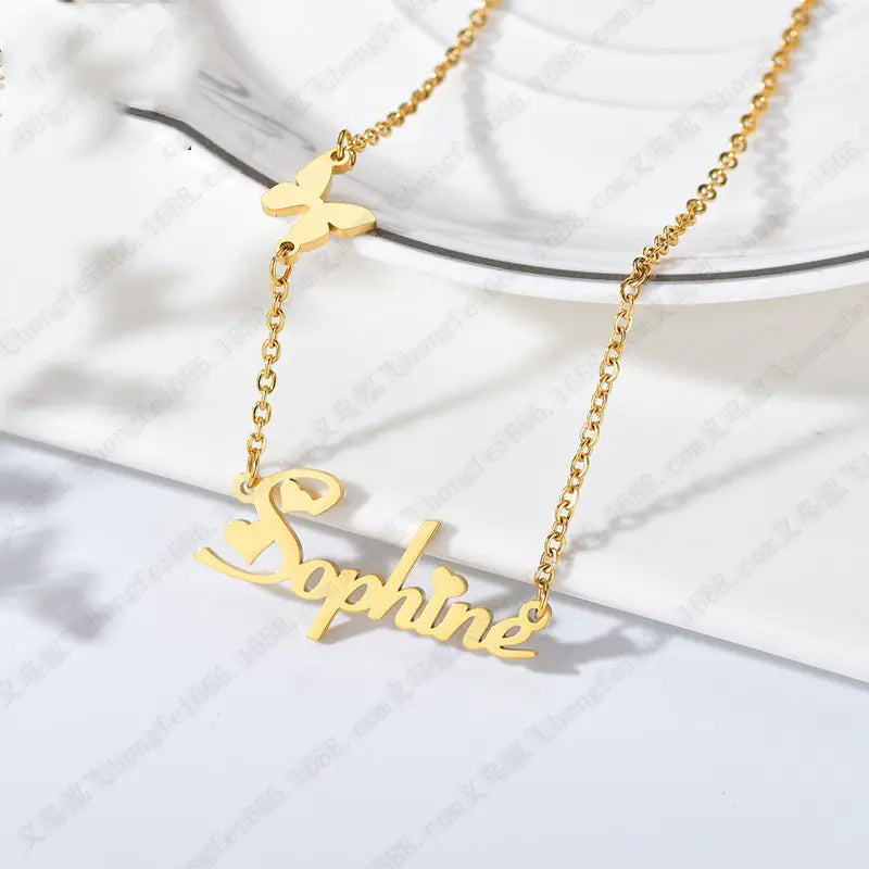 Your Name Custom Stainless Steel Pendant Necklace for Women™