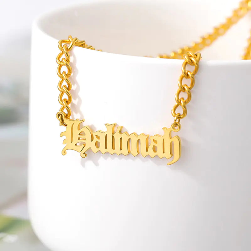 Your Named Custom Stainless Steel Necklace with Hip Hop Style™