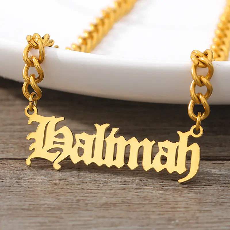 Your Named Custom Stainless Steel Necklace with Hip Hop Style™