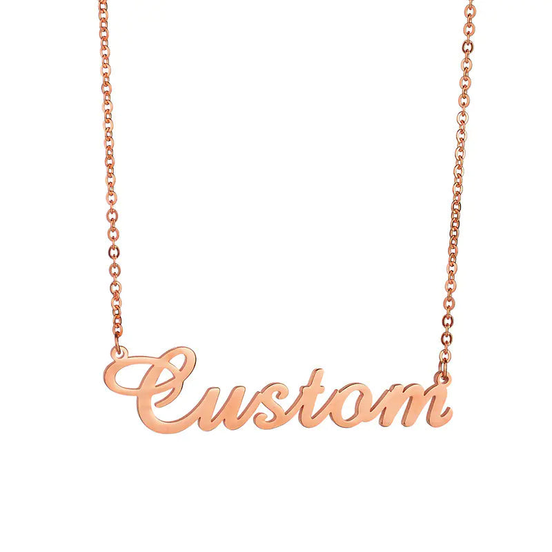 Your Named Custom Stainless Steel Necklace - Fashionable Style™