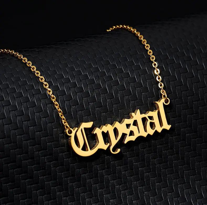 Your Named Custom Stainless Steel Necklace with Hip Hop Style™