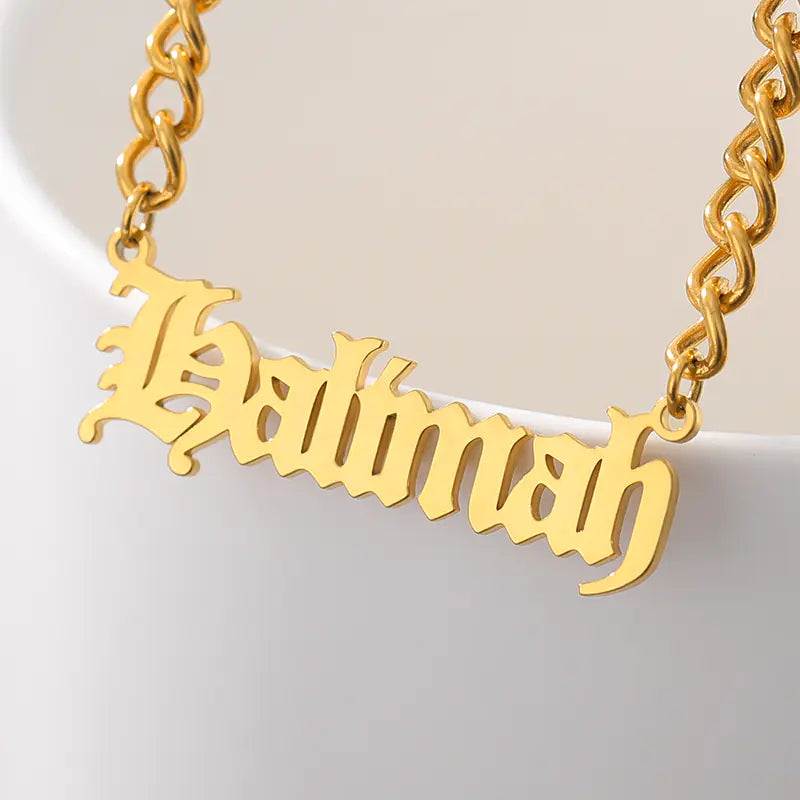 Your Named Custom Stainless Steel Necklace with Hip Hop Style™