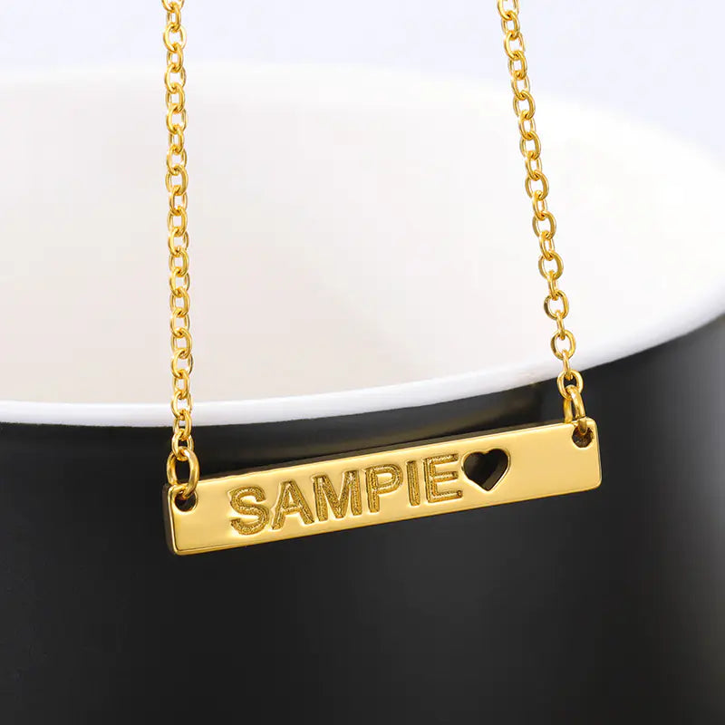 Your Named Custom Stainless Steel Heart Necklace (DIY)™
