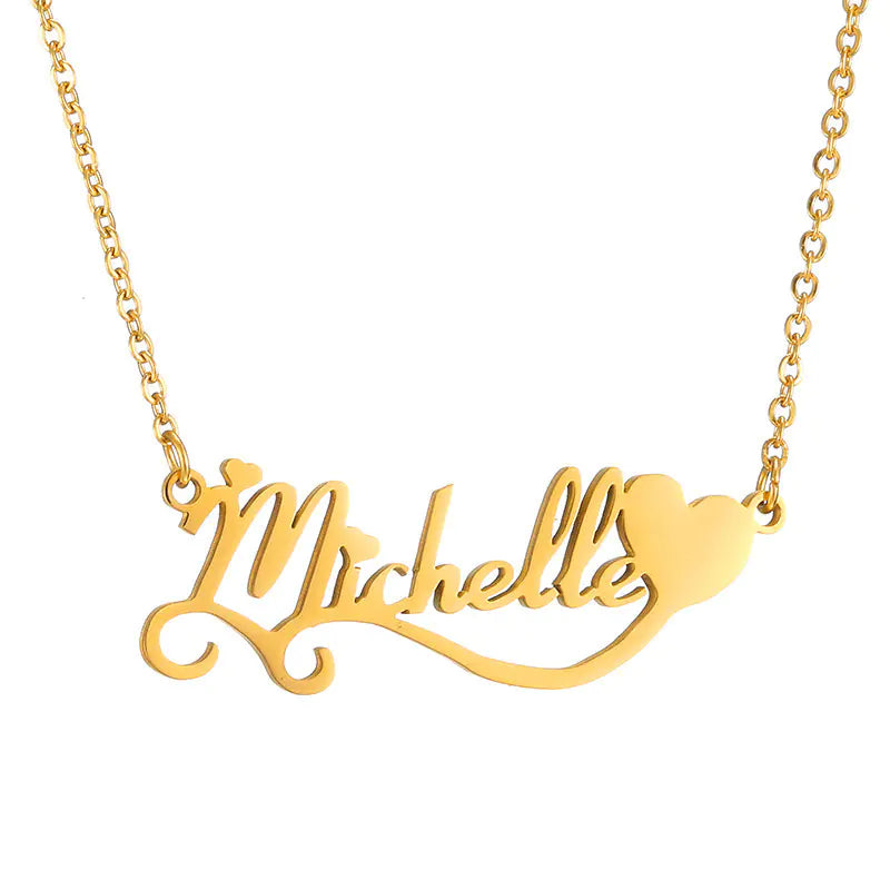 Your Named Custom Stainless Steel Necklace - Fashionable Style™