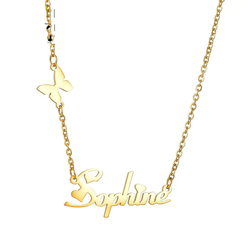 Your Name Custom Stainless Steel Pendant Necklace for Women™